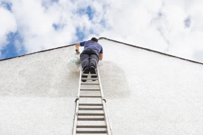 Peinture extérieure à Veuil — façades et ravalement